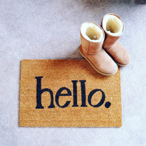 Hello Welcome Mat