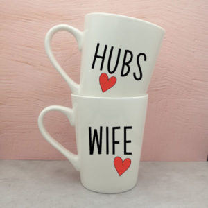 Hubs and Wife Matching Mugs