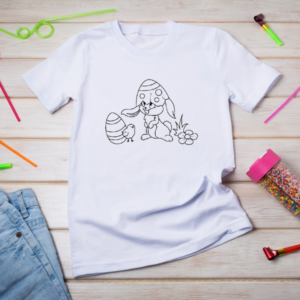 Silly Bunny Coloring Tee