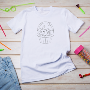 Easter Basket Coloring Tee