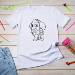 Paw Patrol Skye Coloring Tshirt