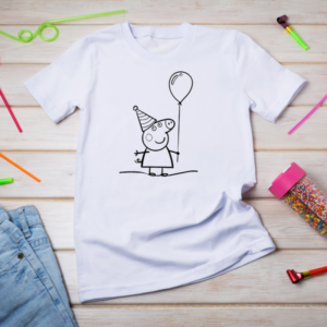 Peppa the Pig Coloring Tshirt