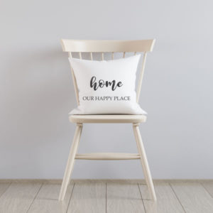 Our Happy Place Pillow Cover